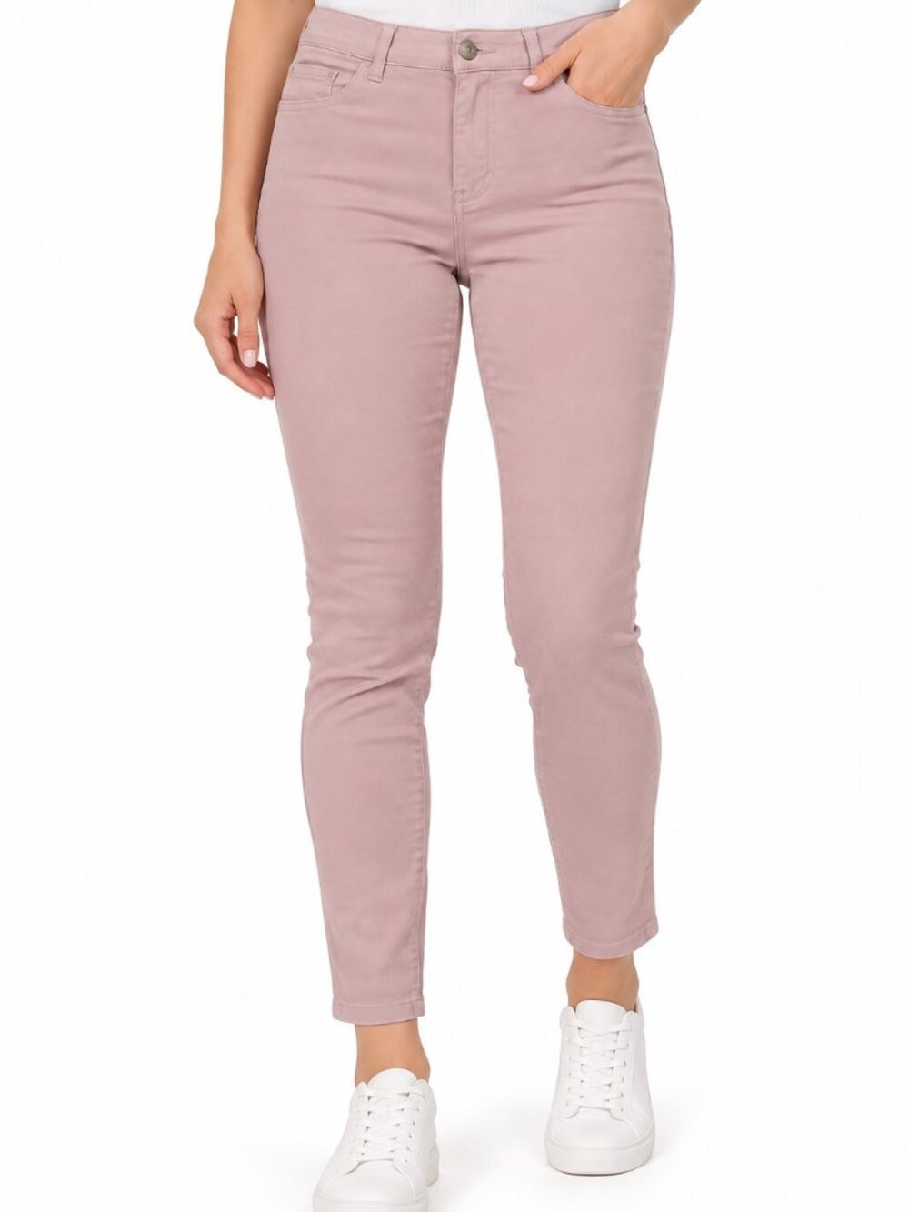 Amaryllis Pink Stretch Skinny Pants Women’s Size 7/8